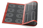 Tapis de cuisson Silikomart éclair et choux en silicone professionnel et fibres de verre micro-perforées 30x40cm