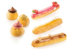 Tapis de cuisson Silikomart éclair et choux en silicone professionnel et fibres de verre micro-perforées 30x40cm