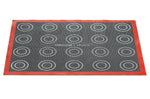 Tapis de cuisson Silikomart éclair et choux en silicone professionnel et fibres de verre micro-perforées 30x40cm