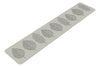 Tapis en silicone professionnel Silikomart 3D Jardin 9 feuilles dentelle 60x40mm