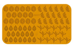 Moule en silicone professionnel Silikomart Naturae Jardin 470x270mm 68 feuilles