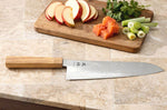 Couteau gyuto 24cm japonais Yuzo Ryuho Damas SG2