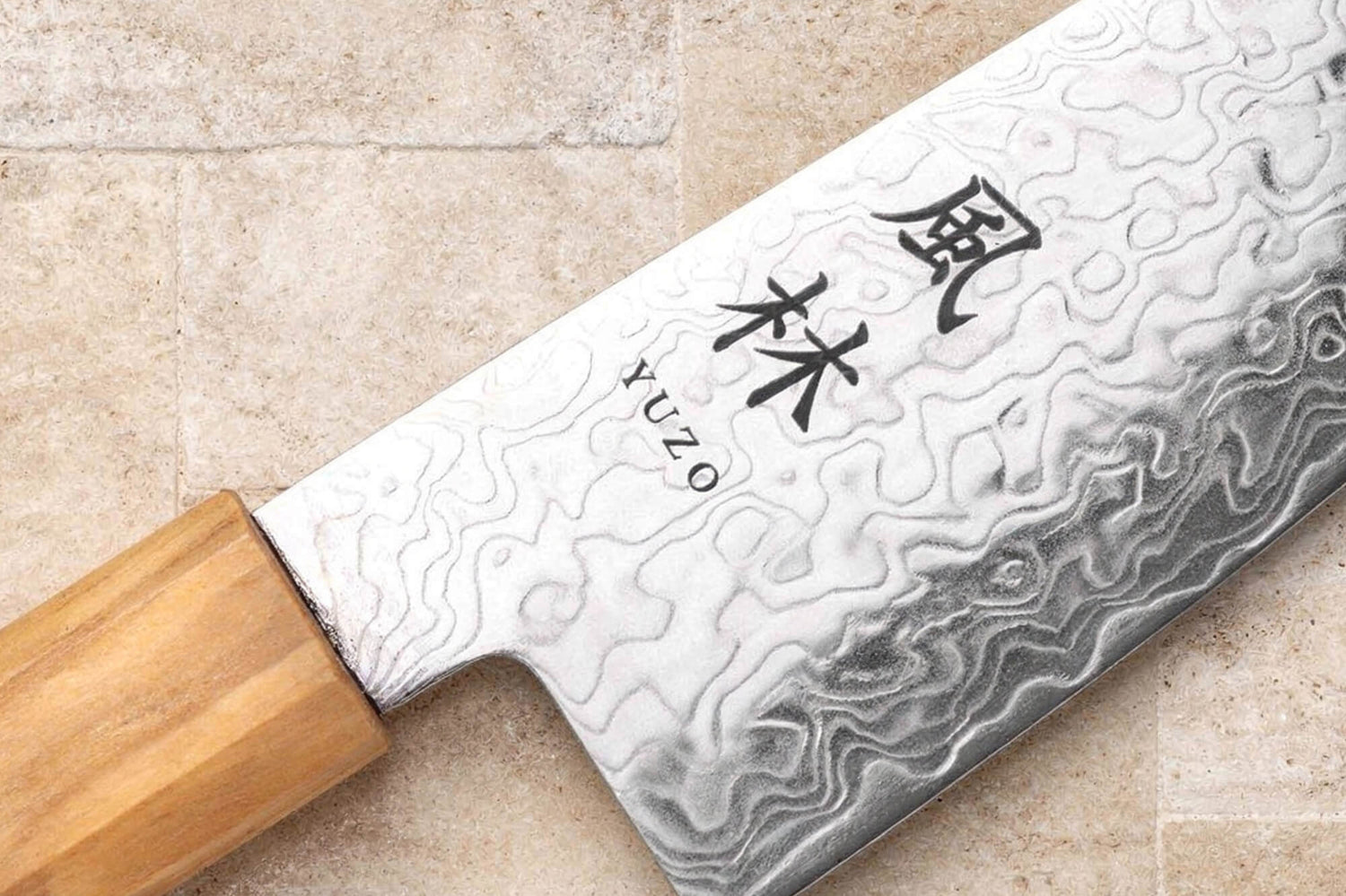 Couteau kiritsuke gyuto 21cm japonais Yuzo Ryuho Damas SG2