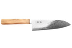 Couteau santoku 18cm japonais Yuzo Ryuho Damas SG2