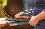 Pince à barbecue Big Green Egg en acier inoxydable et embouts en silicone 40cm
