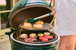Rack multi-niveau avec grille ronde inox pour Big Green Egg Large