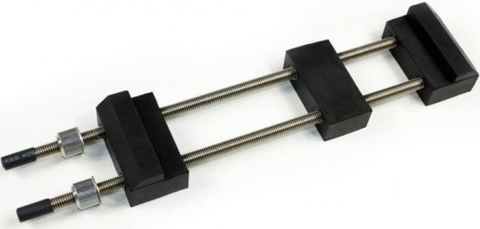 Support universel pour pierre à aiguiser ajustable jusqu'à 22cm