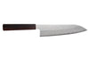 Couteau de chef 20cm japonais artisanal Nigara Hamono Tsuchime VG10 damas