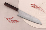 Couteau de chef 20cm japonais artisanal Nigara Hamono Tsuchime VG10 damas