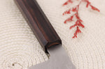 Couteau de chef 20cm japonais artisanal Nigara Hamono Tsuchime VG10 damas