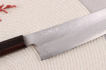 Couteau de chef 20cm japonais artisanal Nigara Hamono Tsuchime VG10 damas