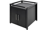 Pack Big Green Egg Large barbecue + convEGGtor + table modulaire + meuble placard + 6 roulettes