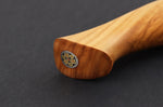 Couteau de chef 21cm Ryda Knives ST650 Damas et manche en olivier