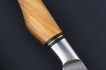 Couteau de chef 21cm Ryda Knives ST650 Damas et manche en olivier