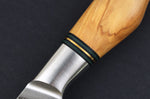 Couteau nakiri 18cm Ryda Knives ST650 Damas et manche en olivier