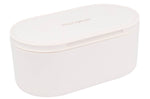 Râpe Microplane 3-en-1 blanche avec boîte de conservation et double couvercle
