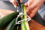 Eplucheur Microplane lame à julienne en acier inoxydable