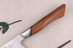 Couteau de chef 20,5cm Ryda Knives A-30 San Maï et manche en noyer