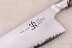 Couteau de chef 20,5cm Ryda Knives A-30 San Maï et manche en noyer