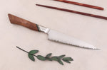 Couteau universel 13cm Ryda Knives A-30 San Maï et manche en noyer
