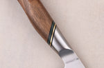 Couteau nakiri 18cm Ryda Knives A-30 San Maï et manche en noyer