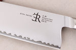Couteau nakiri 18cm Ryda Knives A-30 San Maï et manche en noyer