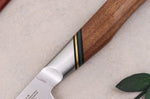 Couteau d'office 9cm Ryda Knives A-30 San Maï et manche en noyer