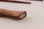 Couteau d'office 9cm Ryda Knives A-30 San Maï et manche en noyer