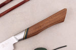 Couteau d'office 9cm Ryda Knives A-30 San Maï et manche en noyer
