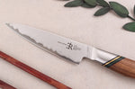 Couteau d'office 9cm Ryda Knives A-30 San Maï et manche en noyer
