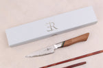 Couteau d'office 9cm Ryda Knives A-30 San Maï et manche en noyer