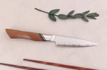 Couteau d'office 9cm Ryda Knives A-30 San Maï et manche en noyer