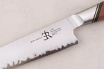 Couteau à découper 20,5cm Ryda Knives A-30 San Maï et manche en noyer