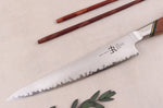 Couteau à découper 20,5cm Ryda Knives A-30 San Maï et manche en noyer