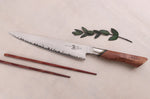 Couteau à découper 20,5cm Ryda Knives A-30 San Maï et manche en noyer