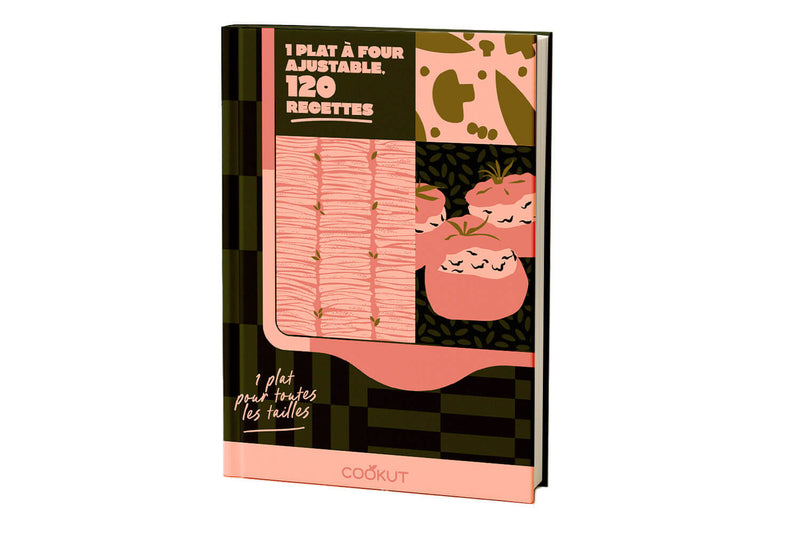 Livre de 120 recettes faciles Cookut L'incroyable plat à four ajustable
