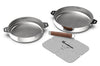 Coffret duo poêles Cookut La Merveilleuse en inox finition miroir 