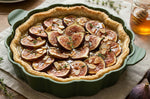 Plat à tarte Cookut Le Formidable avec coupe-tarte fougère