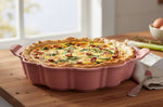 Plat à tarte Cookut Le Formidable avec coupe-tarte guimauve