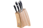 Bloc 5 couteaux style japonais acier inox Kyu Richardson