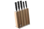 Bloc 5 couteaux Sabatier Trompette acier inox
