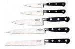 Bloc 5 couteaux Sabatier Trompette acier inox
