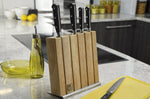 Bloc 5 couteaux Sabatier Trompette acier inox