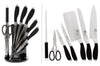 Bloc de 5 couteaux + 1 fusil + 1 ciseaux Pradel Excellence noir acier inox