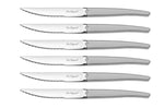 Coffret de 24 couverts de table Lou Laguiole Jet Sablé gris inox 18/0