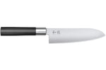 Bloc en chêne avec 8 couteaux japonais Kai Wasabi Black