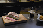Bloc en chêne avec 8 couteaux japonais Kai Wasabi Black