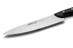 Bloc en pin 4 couteaux + 1 fusil Arcos MAITRE lames acier inox NITRUM