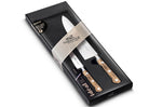Coffret 2 couteaux SABATIER Provençao 100% forgés manches olivier