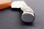 Couteau nakiri Wusaki Sakin Damas 10Cr 17cm manche en fibre de carbone et feuille d'or